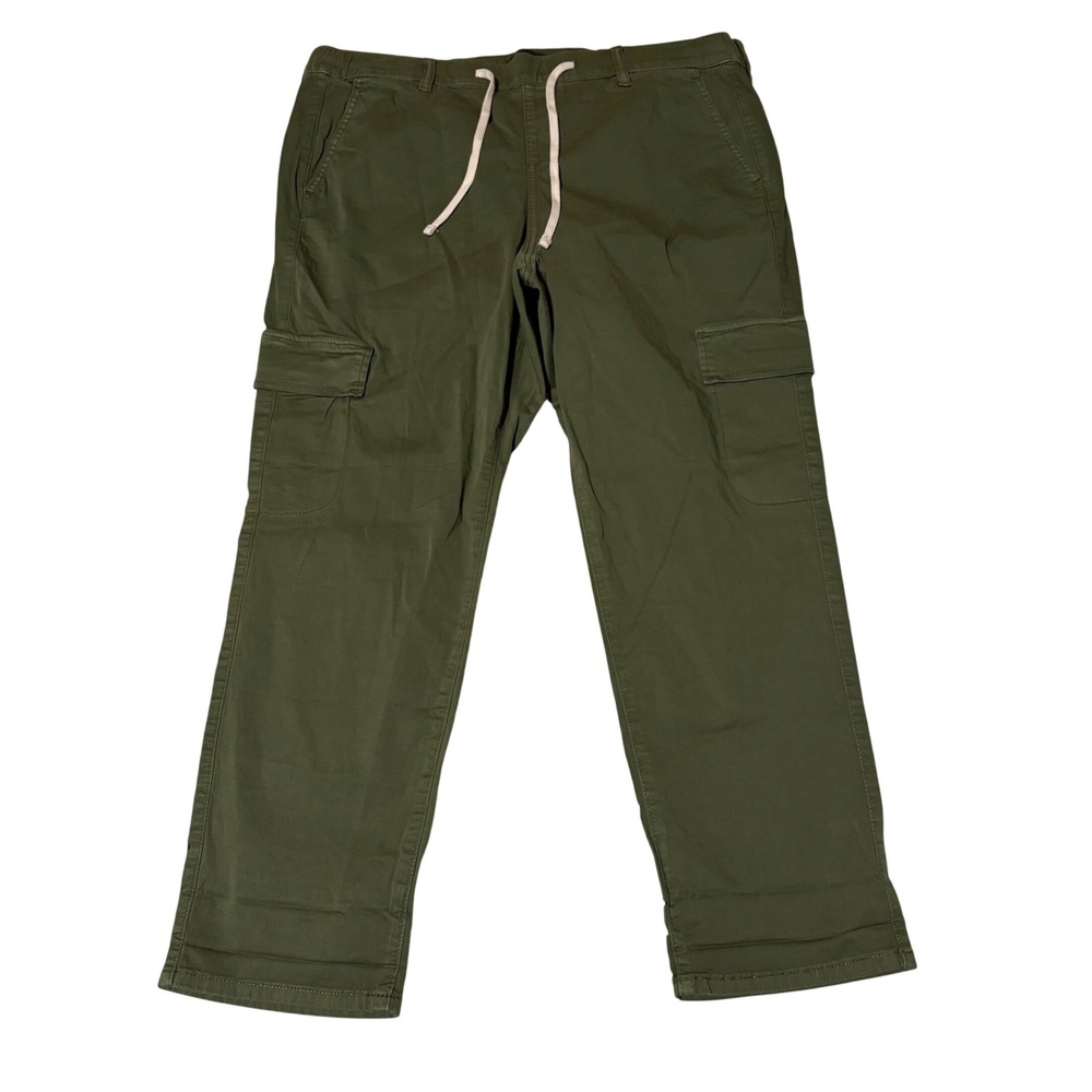 Torrid Cargo Pants Womens 1 Short Green Weekend Boyfriend Straight Twill NEW